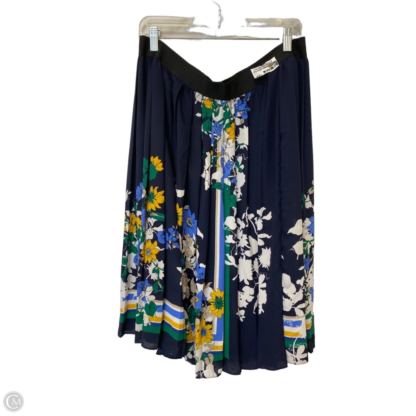Skirt Midi By Charter Club In Navy, Size: Xl