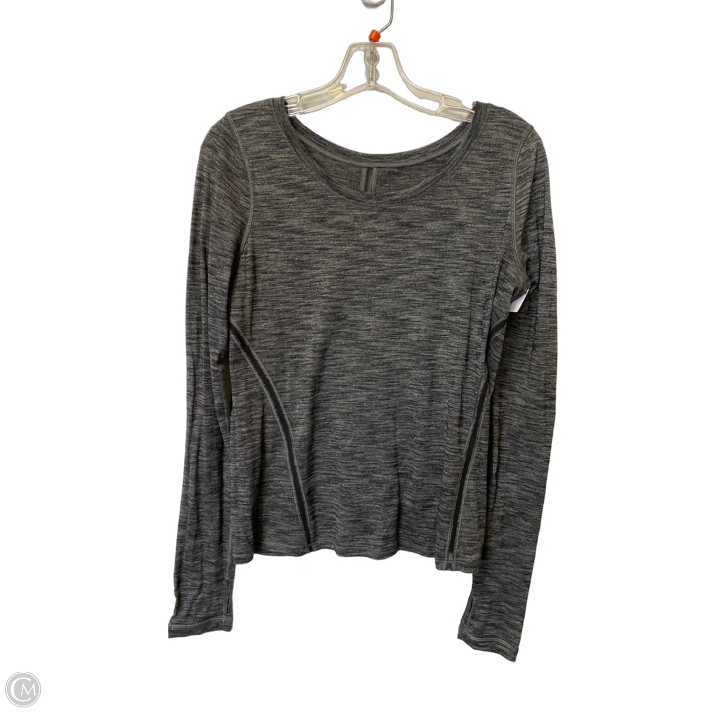Top Long Sleeve By Lululemon In Grey, Size: 6