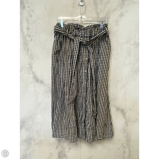 Skirt Maxi By Free Assembly In Plaid Pattern, Size: S