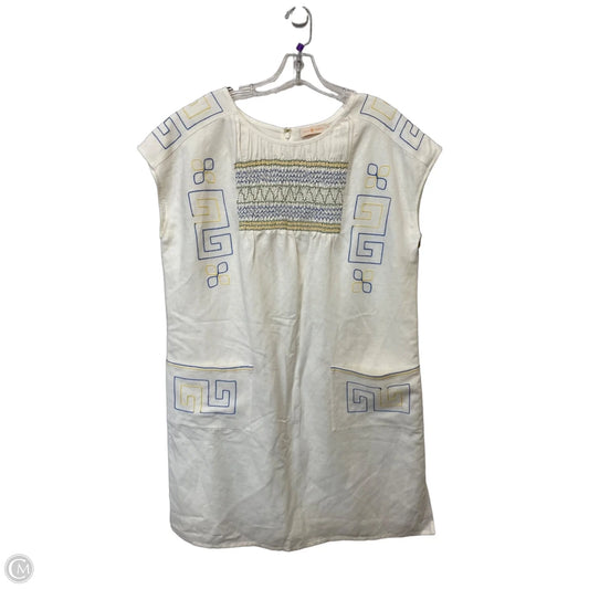 Dress Designer By Tory Burch In White, Size: L