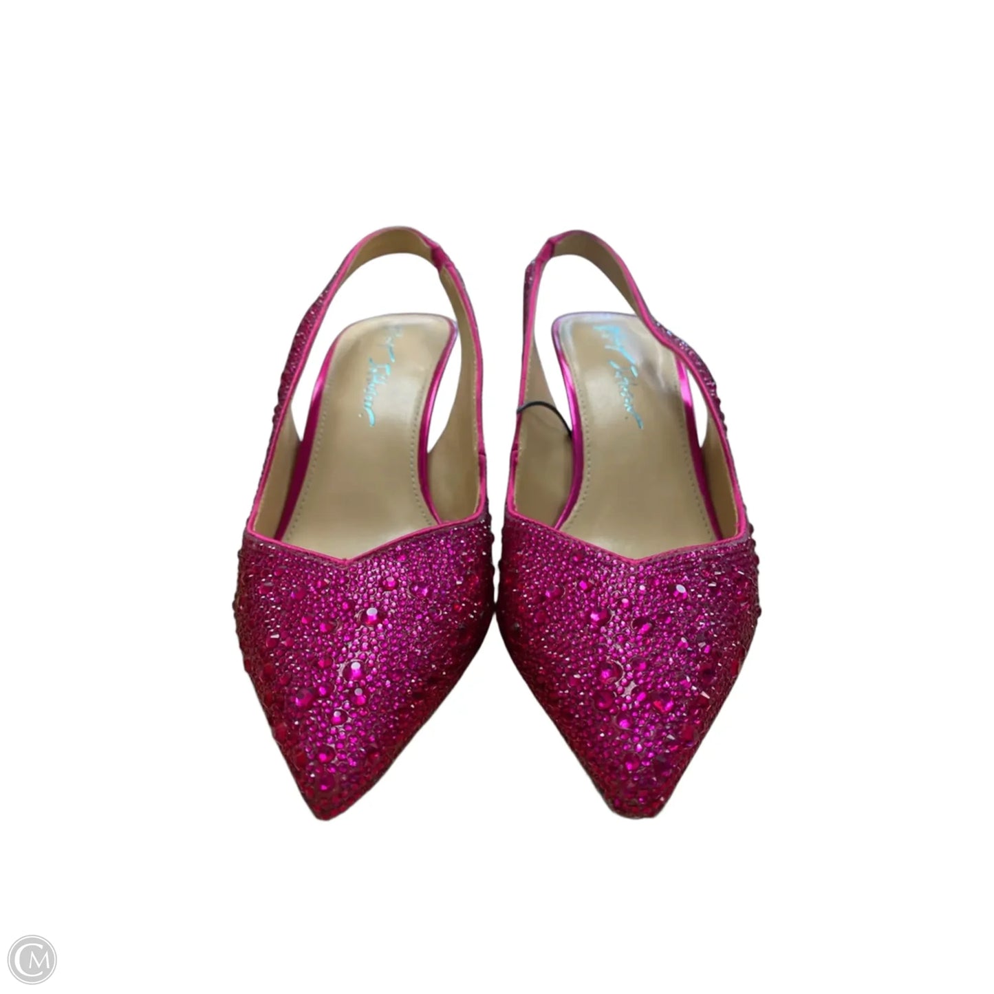 Shoes Heels Kitten By Betsey Johnson In Pink, Size: 6.5