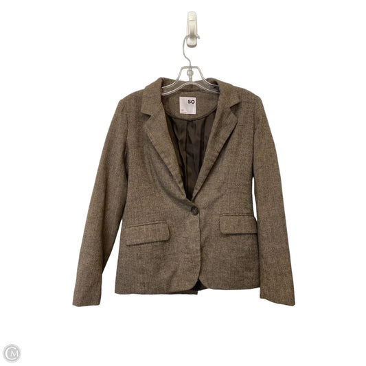 Blazer By So In Brown, Size: Xs