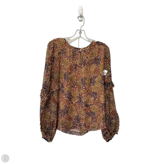 Top Long Sleeve By Joie In Floral Print, Size: M