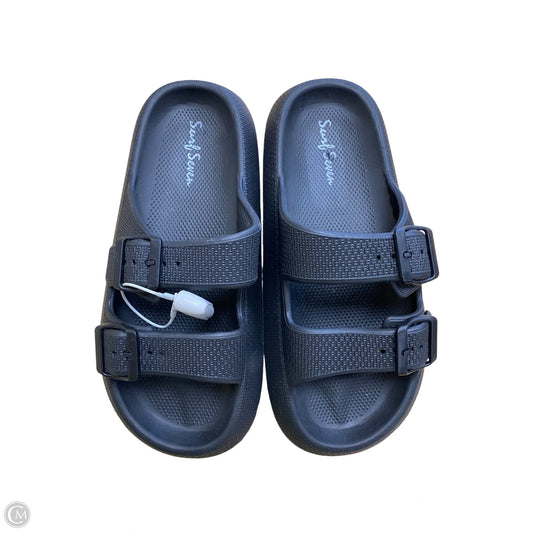 Shoes Flats By Clothes Mentor In Black, Size: 10