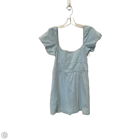 Dress Casual Short By Show Me Your Mumu In Blue Denim, Size: M