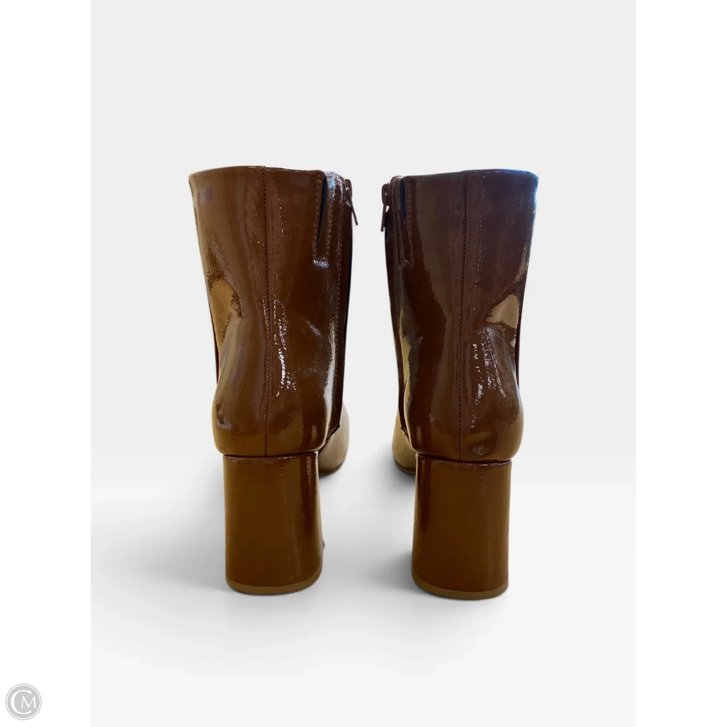 Boots Ankle Heels By Sugar In Brown, Size: 8