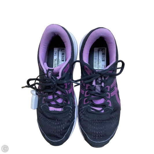 Shoes Athletic By Asics In Black & Purple, Size: 10