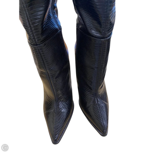 Boots Knee Heels By Steve Madden In Black, Size: 10