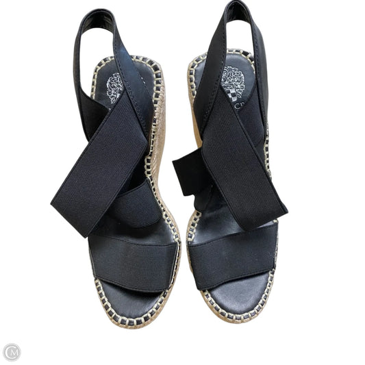 Shoes Heels Wedge By Vince Camuto In Black, Size: 9