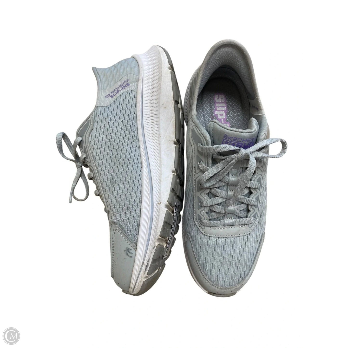 Shoes Athletic By Skechers In Grey, Size: 7.5