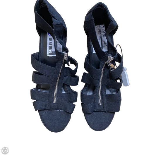 Shoes Heels Wedge By Ralph Lauren In Black, Size: 7