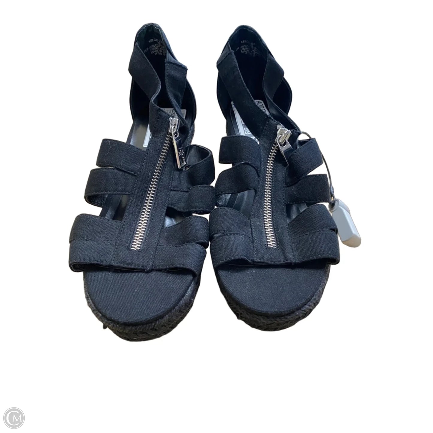 Shoes Heels Wedge By Ralph Lauren In Black, Size: 7