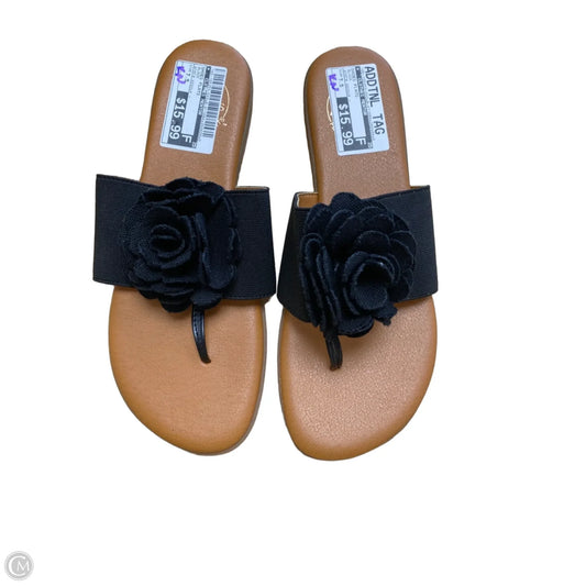 Shoes Flats By Clothes Mentor In Black, Size: 7.5