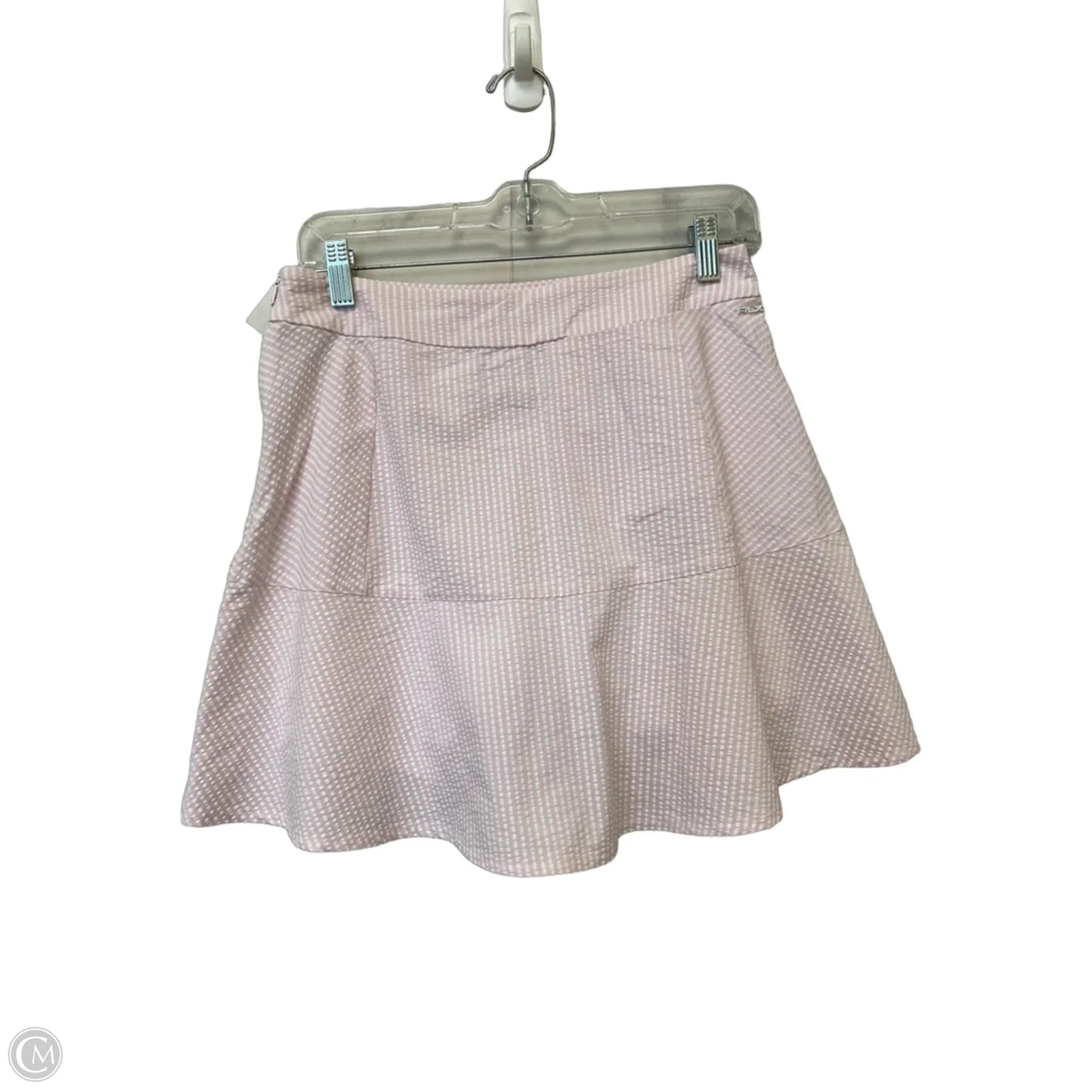 Skirt Mini & Short By Ralph Lauren In Pink & White, Size: L
