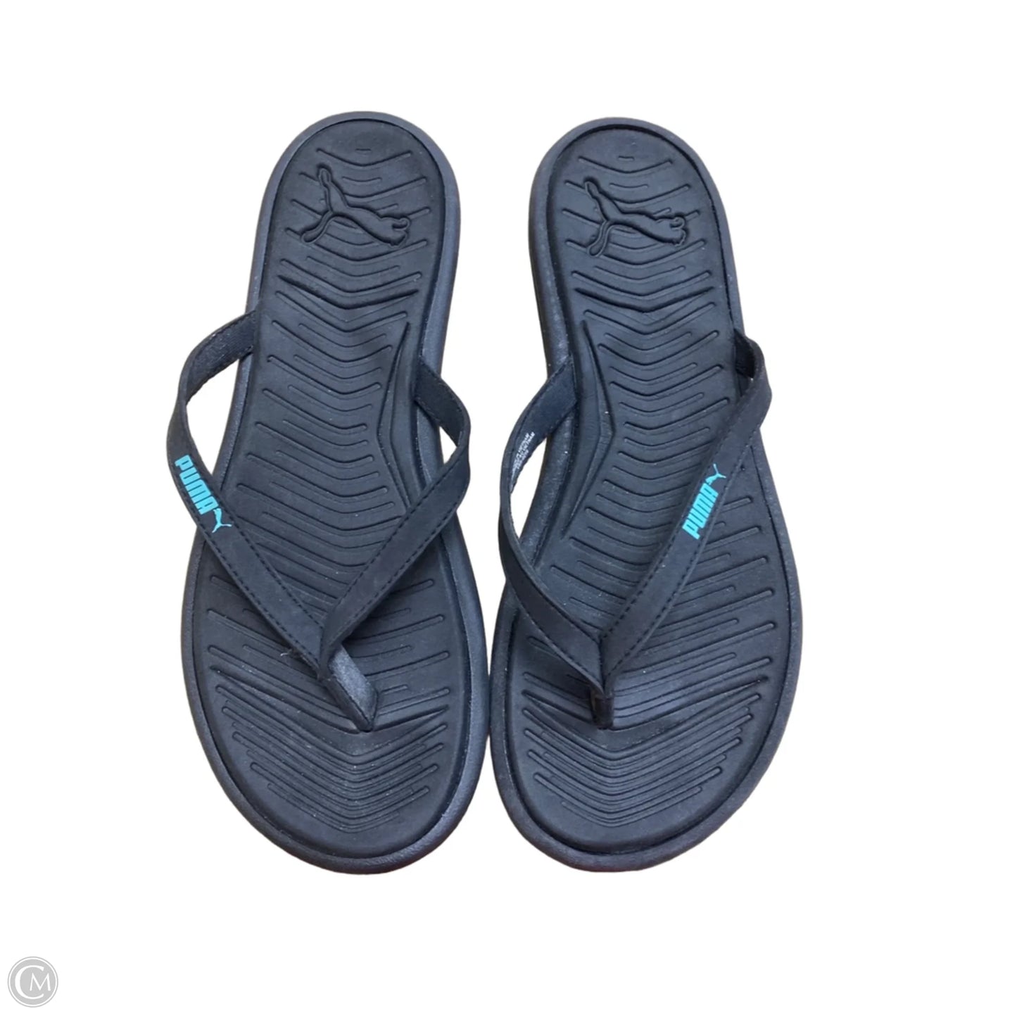 Shoes Flats By Puma In Black, Size: 9
