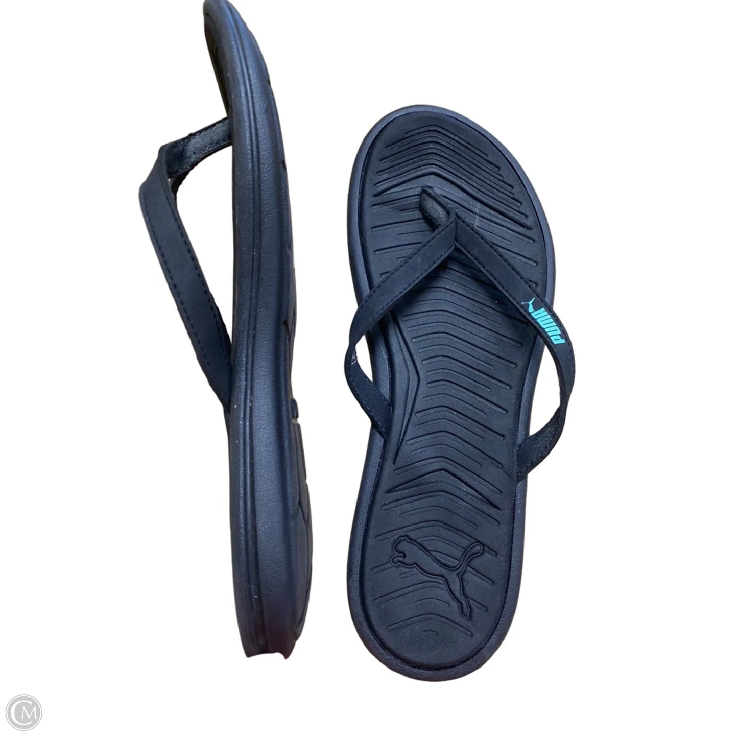 Shoes Flats By Puma In Black, Size: 9