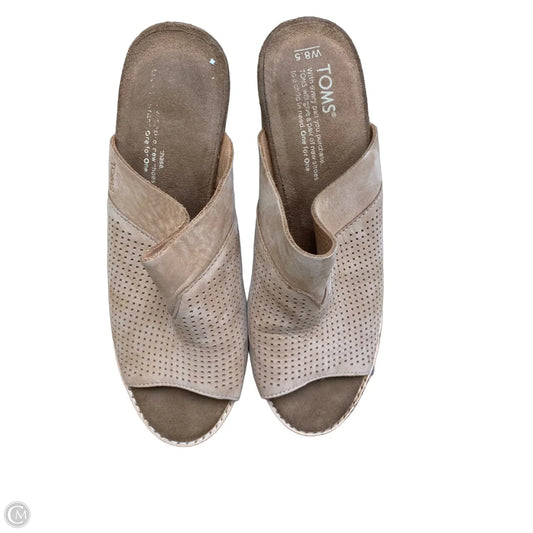 Shoes Heels Block By Toms In Tan, Size: 8.5