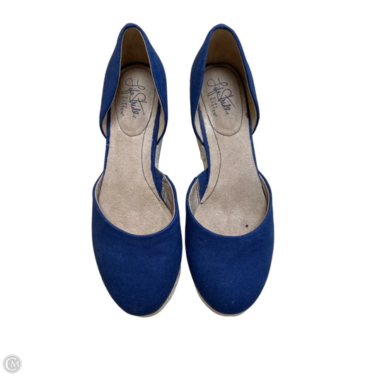 Shoes Heels Wedge By Life Stride In Navy, Size: 8.5