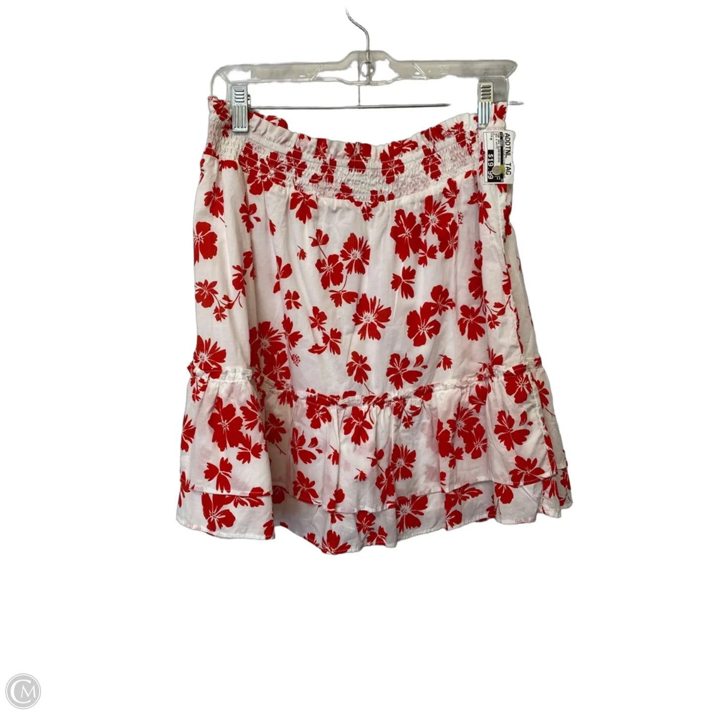 Top 2pc Sleeveless By J. Crew In Red & White, Size: M