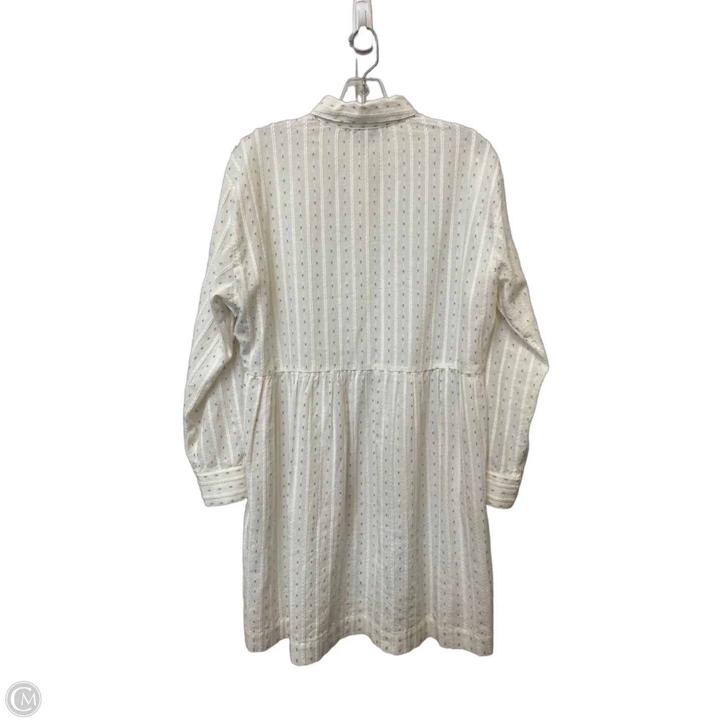 Dress Casual Midi By Loft In White, Size: S