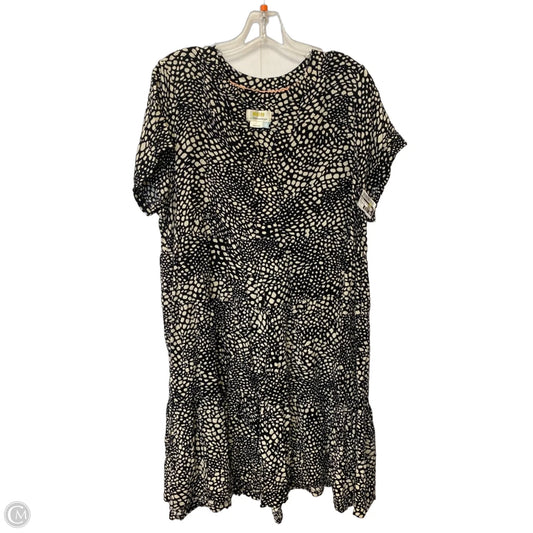 Dress Casual Midi By Maeve In Multi-colored, Size: Xl