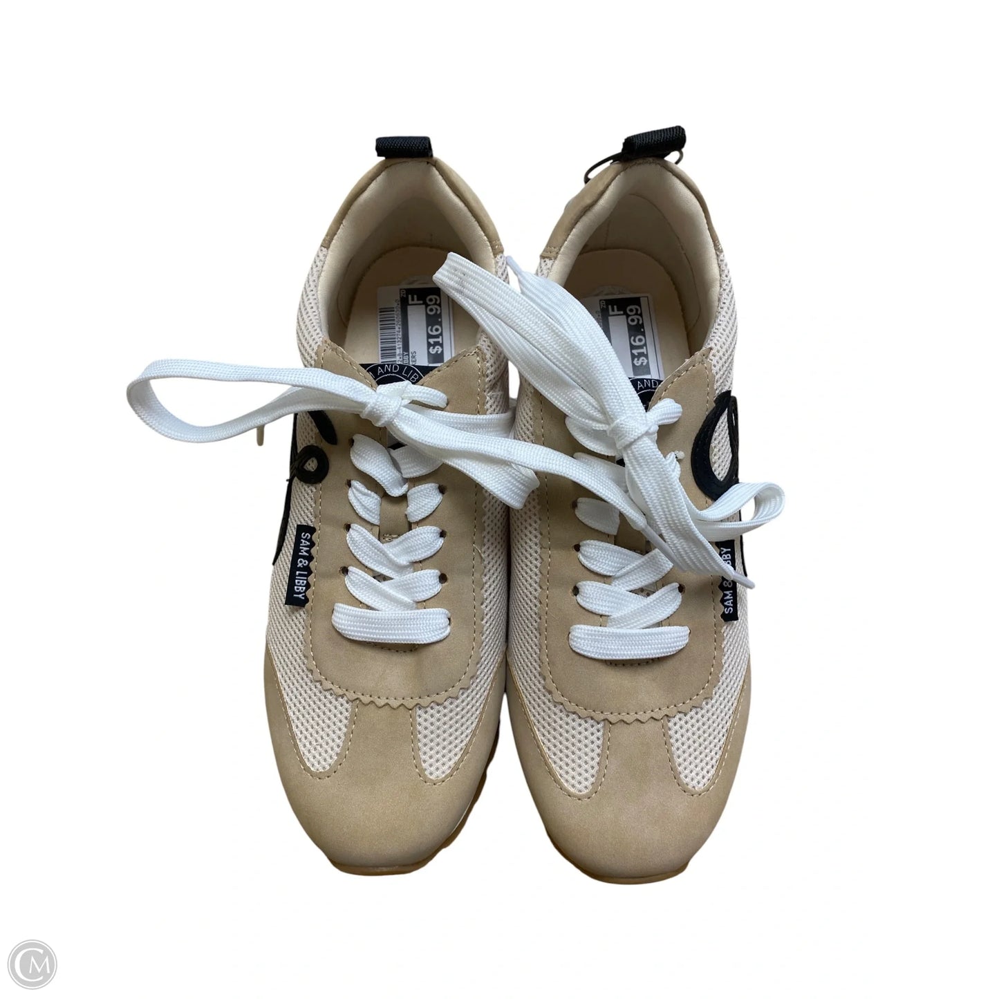 Shoes Sneakers By Sam And Libby In Tan, Size: 6.5