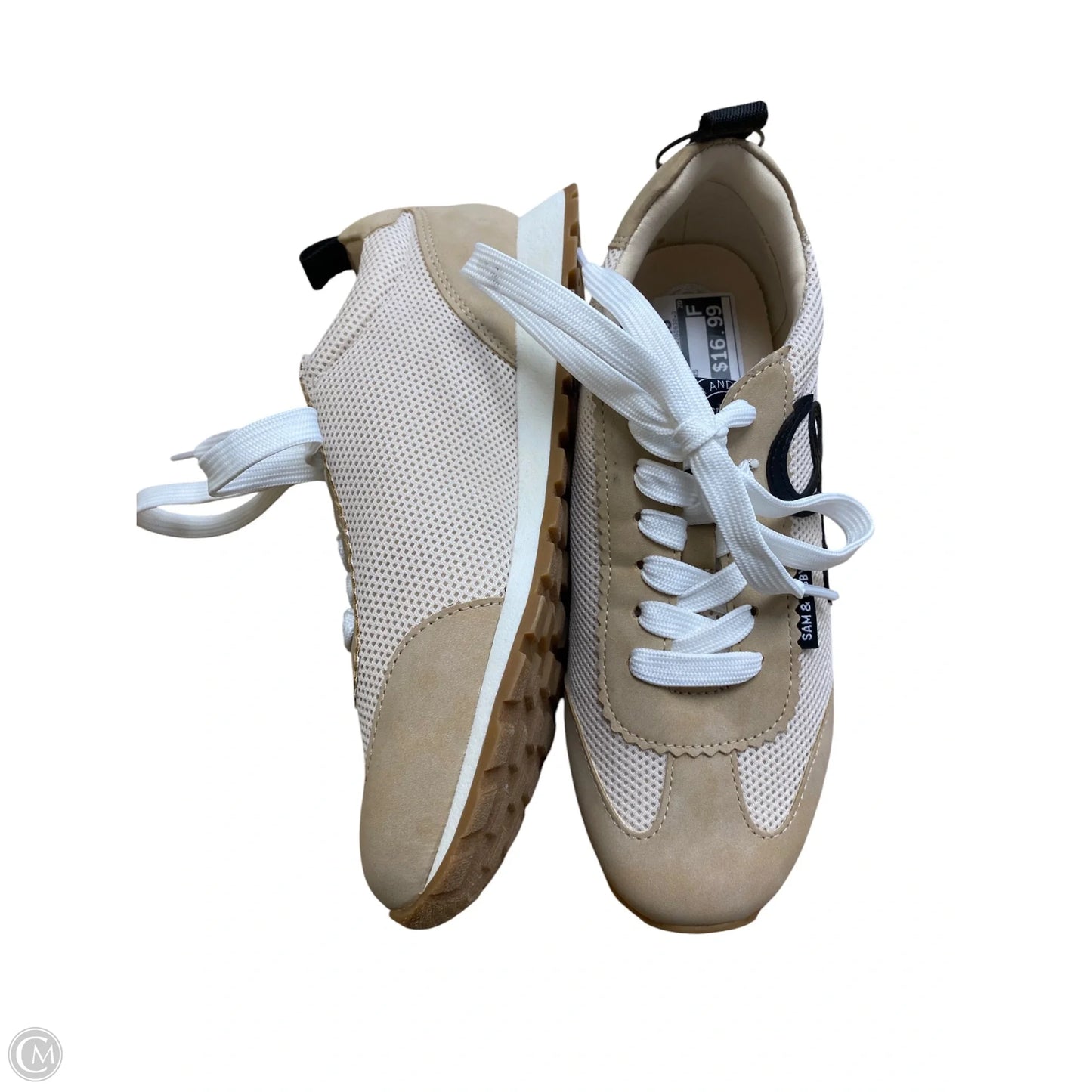 Shoes Sneakers By Sam And Libby In Tan, Size: 6.5