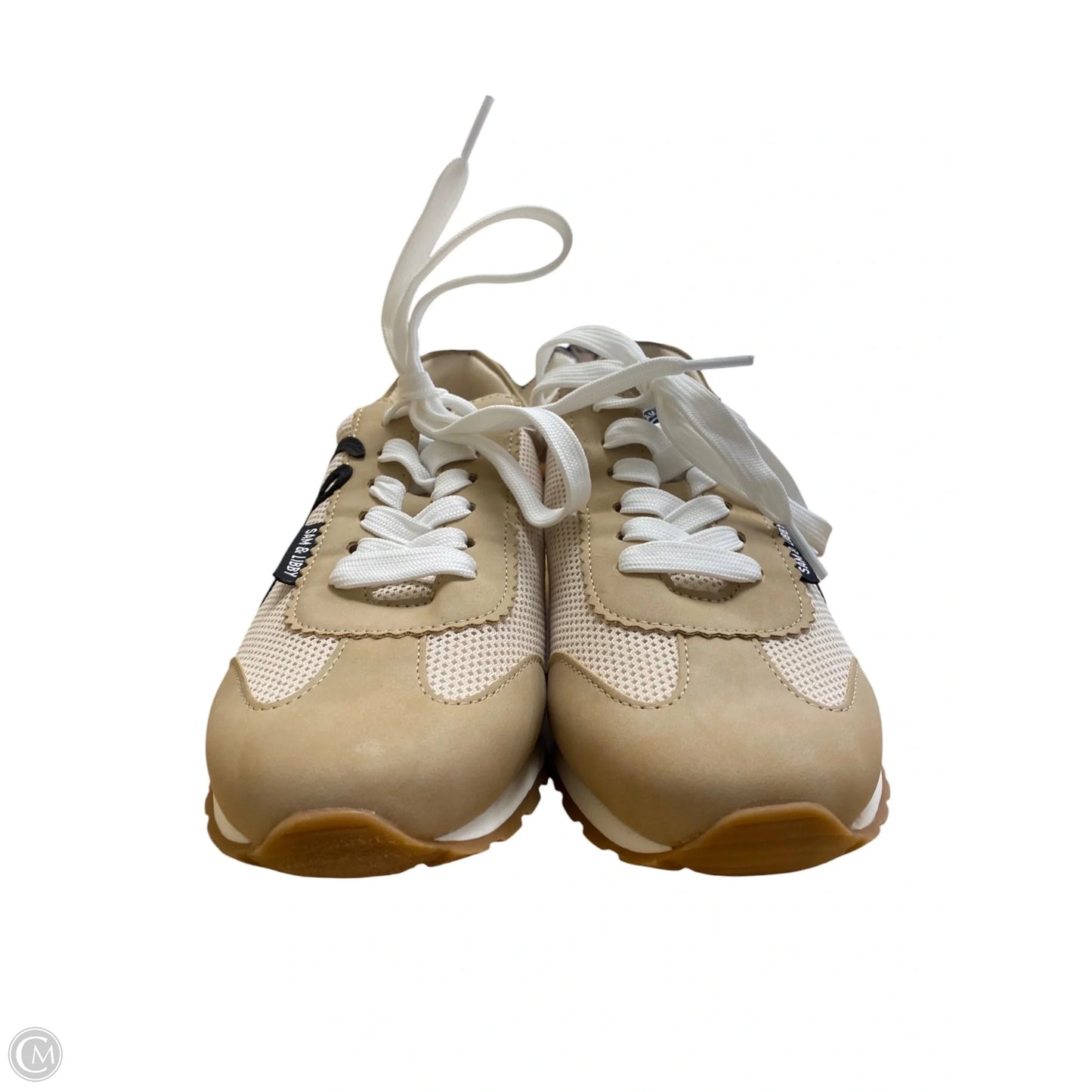Shoes Sneakers By Sam And Libby In Tan, Size: 6.5