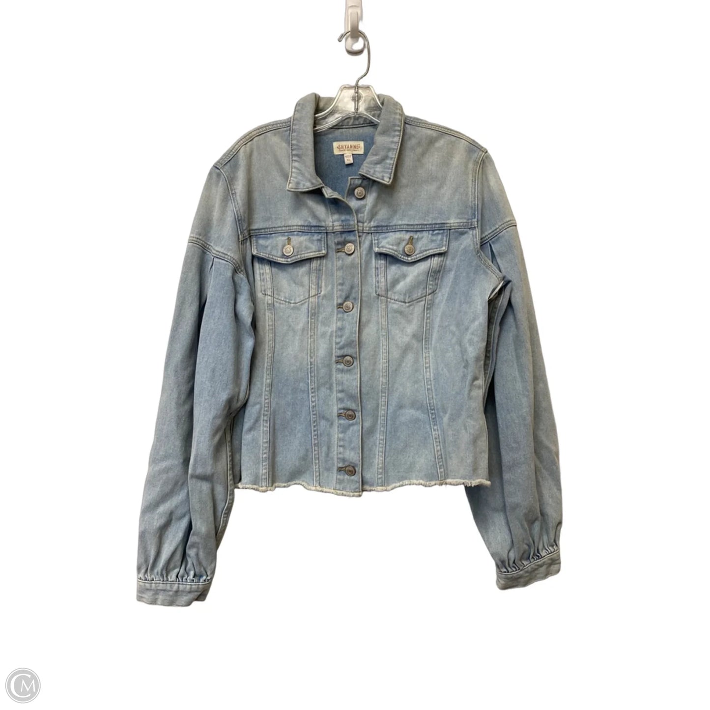 Jacket Denim By Shyanne In Blue Denim, Size: Xl