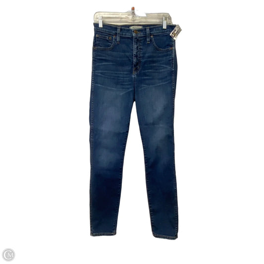 Jeans Skinny By Madewell In Blue Denim, Size: 28