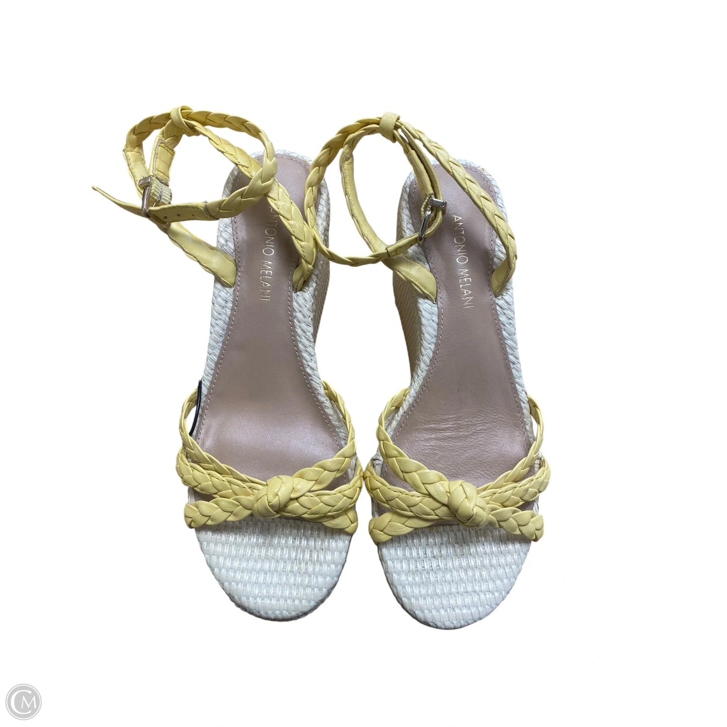 Shoes Heels Wedge By Antonio Melani In Yellow, Size: 5