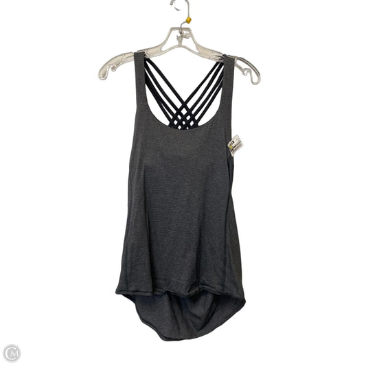 Athletic Tank Top By Lululemon In Grey, Size: 6