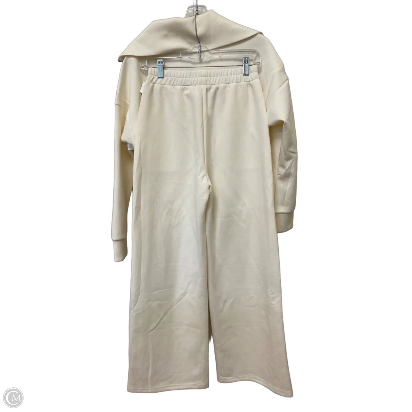 Pants Set 2pc By Cmb In Cream, Size: S