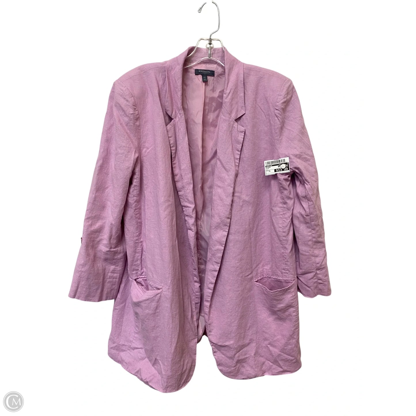 Blazer By Madison In Pink, Size: Xl