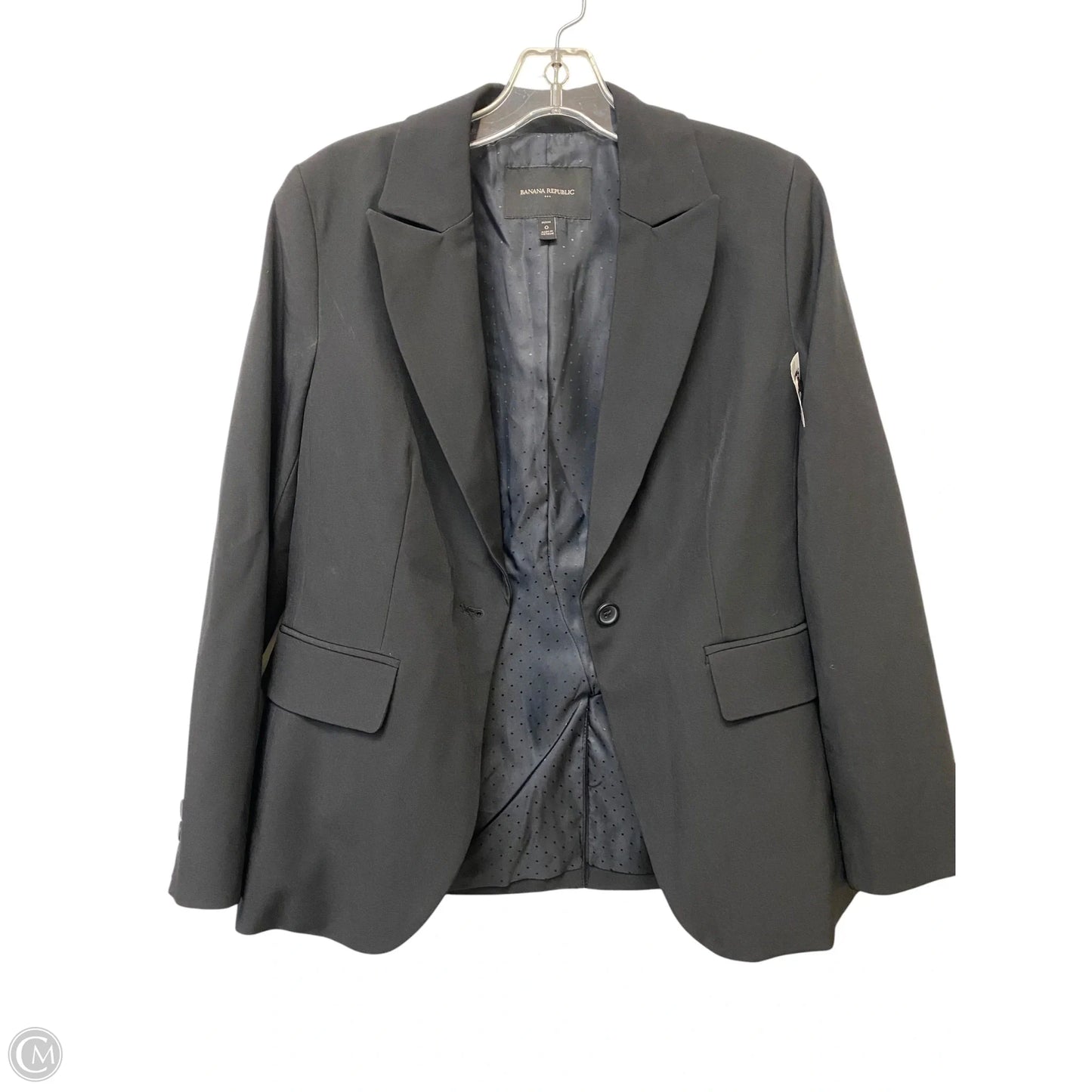 Blazer By Banana Republic In Black, Size: 0p