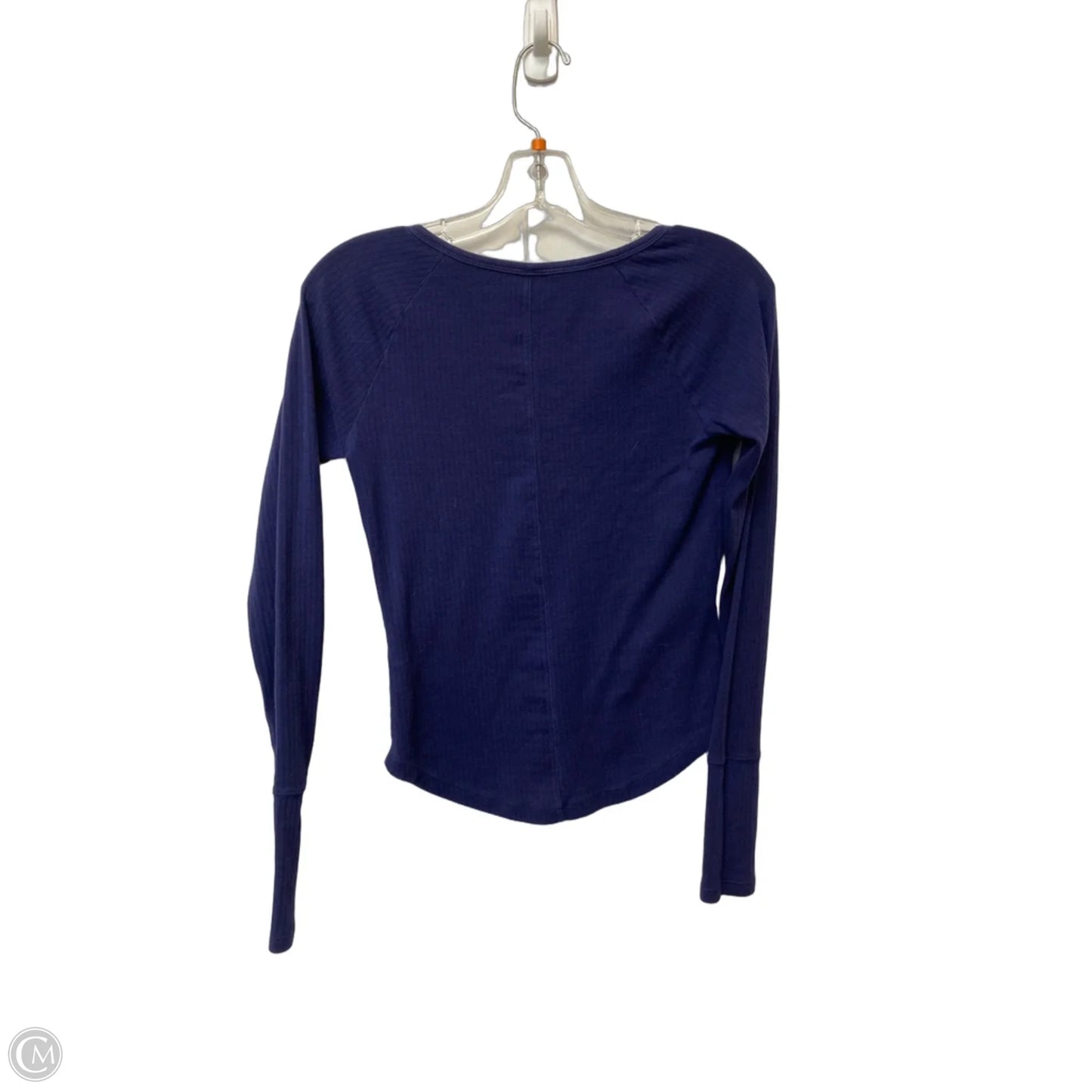Top Long Sleeve By Free People In Blue, Size: M