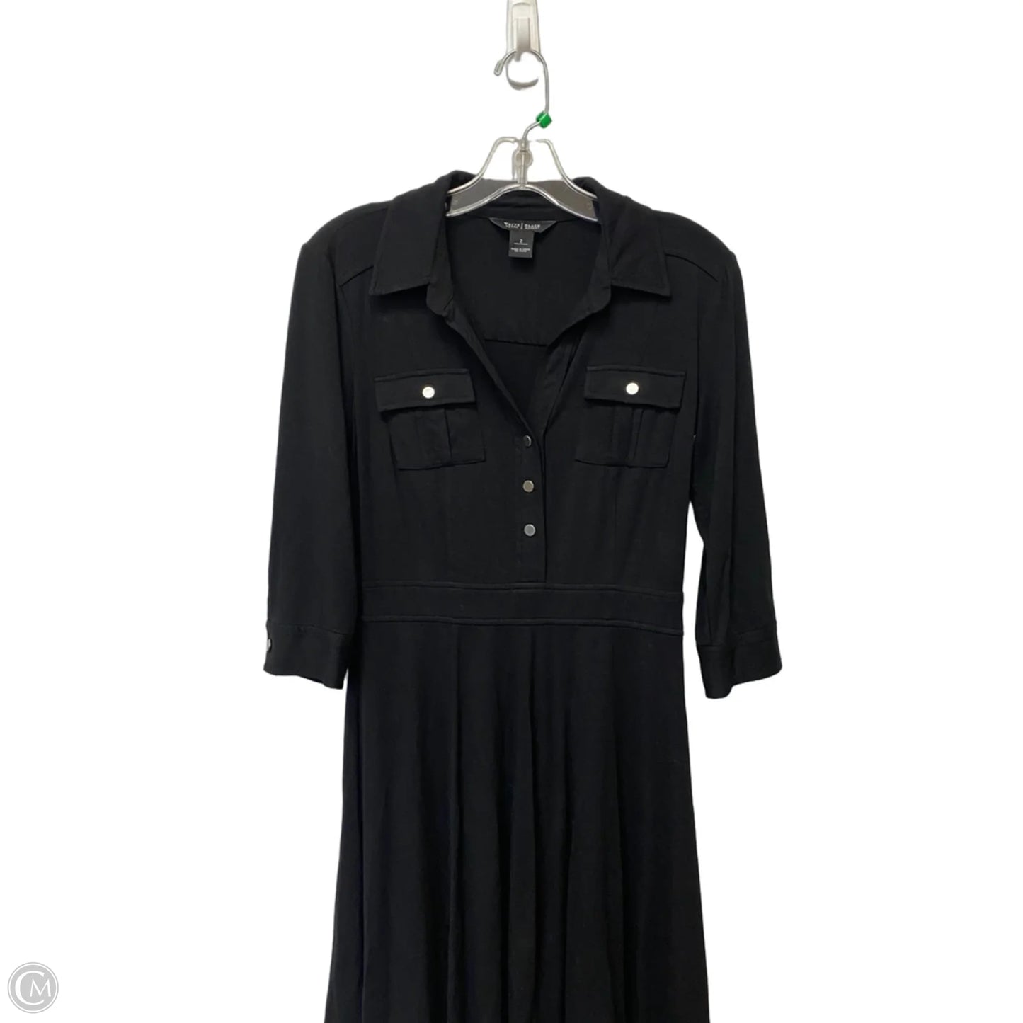 Dress Casual Short By White House Black Market In Black, Size: 2
