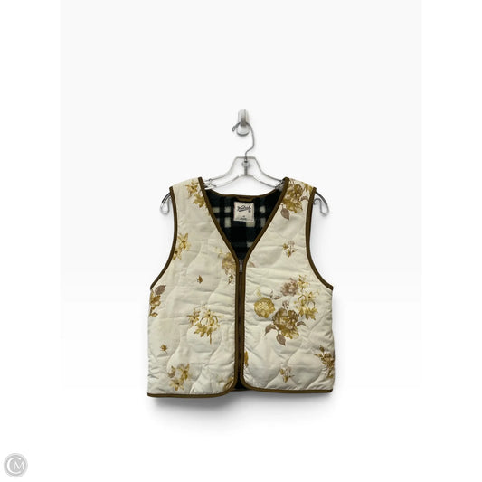 Vest Fleece By Woolrich In Cream & Yellow, Size: Xs