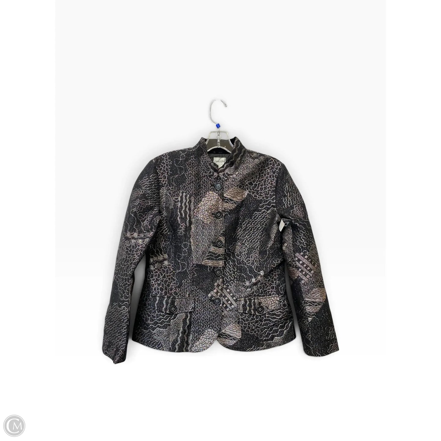 Blazer By Chicos In Black, Size: 0