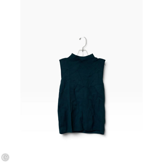 Top Sleeveless By T Tahari In Green, Size: M