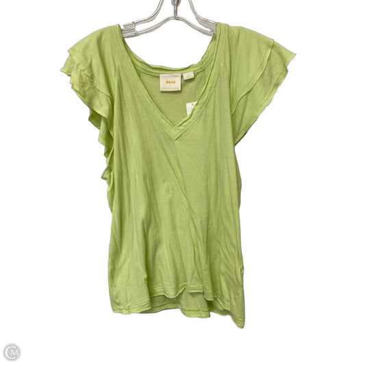 Top Short Sleeve By Maeve In Green, Size: L