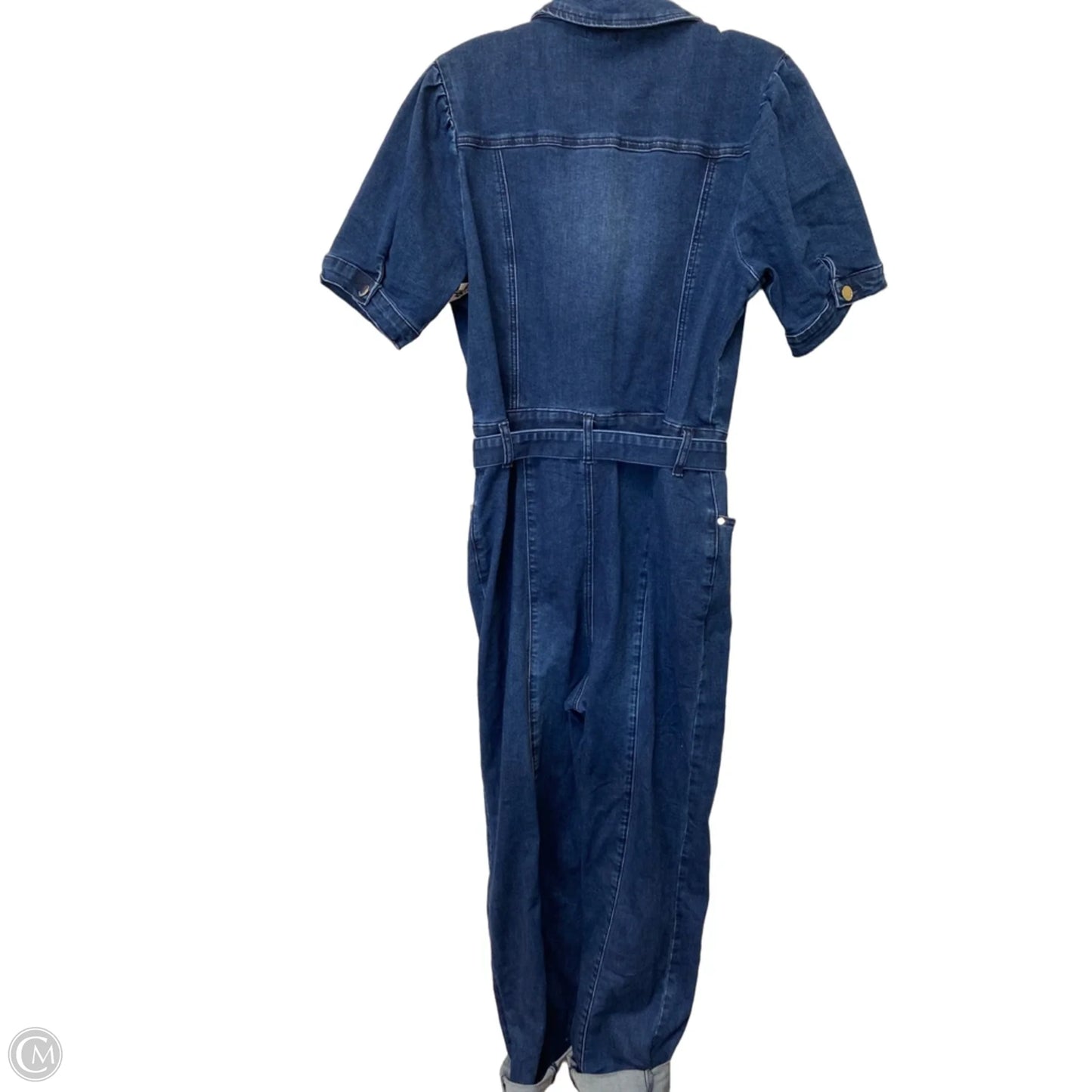 Romper By Bebe In Blue Denim, Size: 12