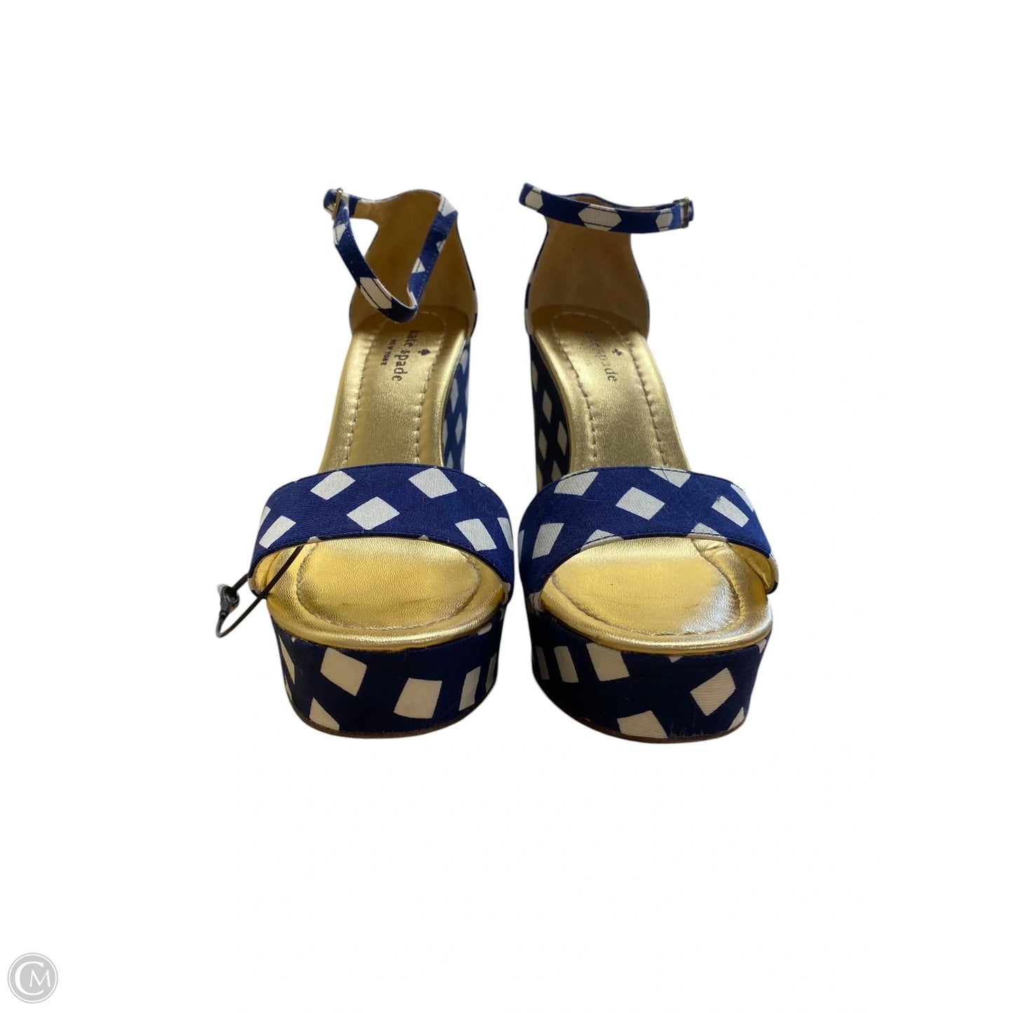 Shoes Designer By Kate Spade In Blue, Size: 8.5