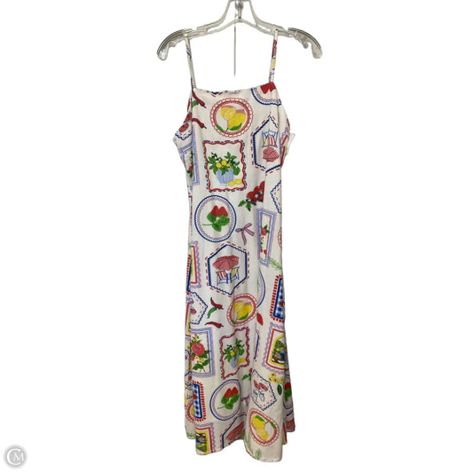 Dress Casual Midi By Cmb In Multi-colored, Size: M