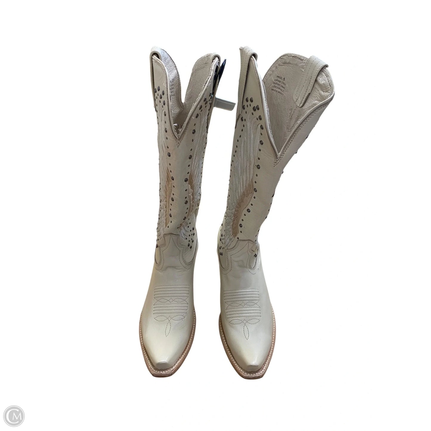 Boots Leather By Freebird In Cream, Size: 8