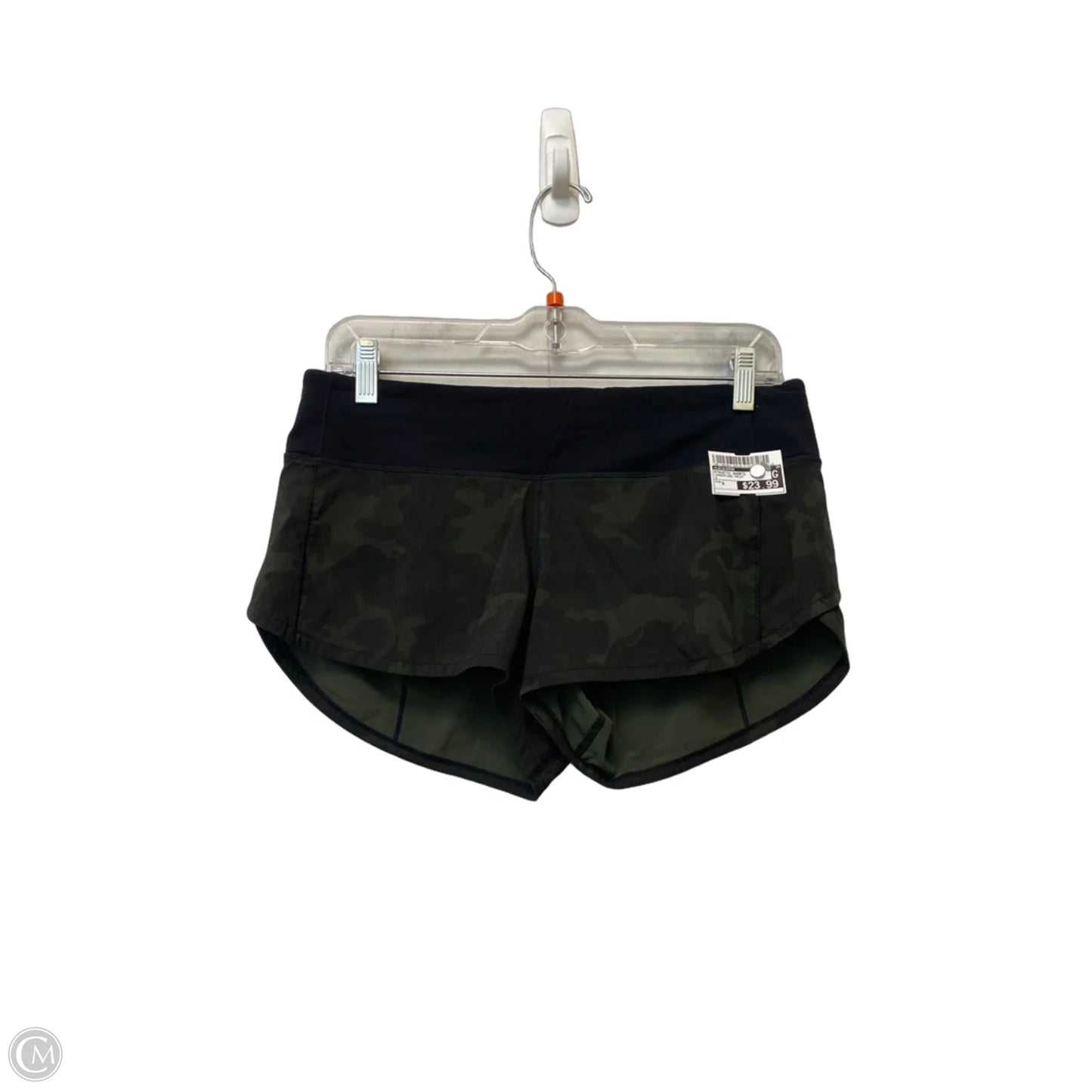 Athletic Shorts By Lululemon In Camouflage Print, Size: S