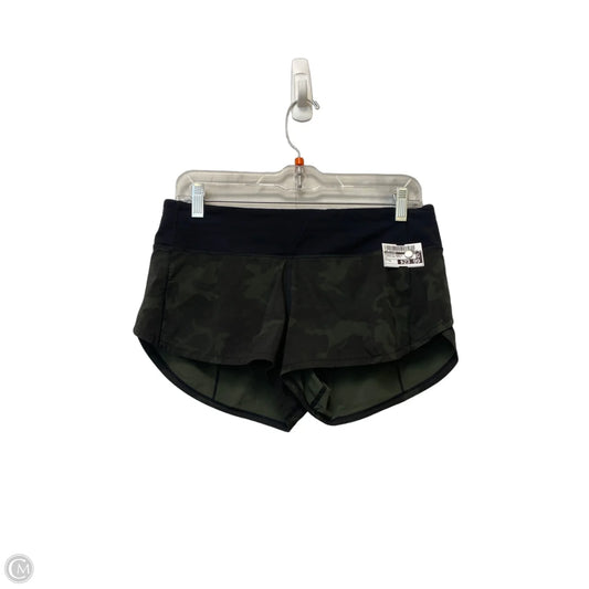 Athletic Shorts By Lululemon In Camouflage Print, Size: S
