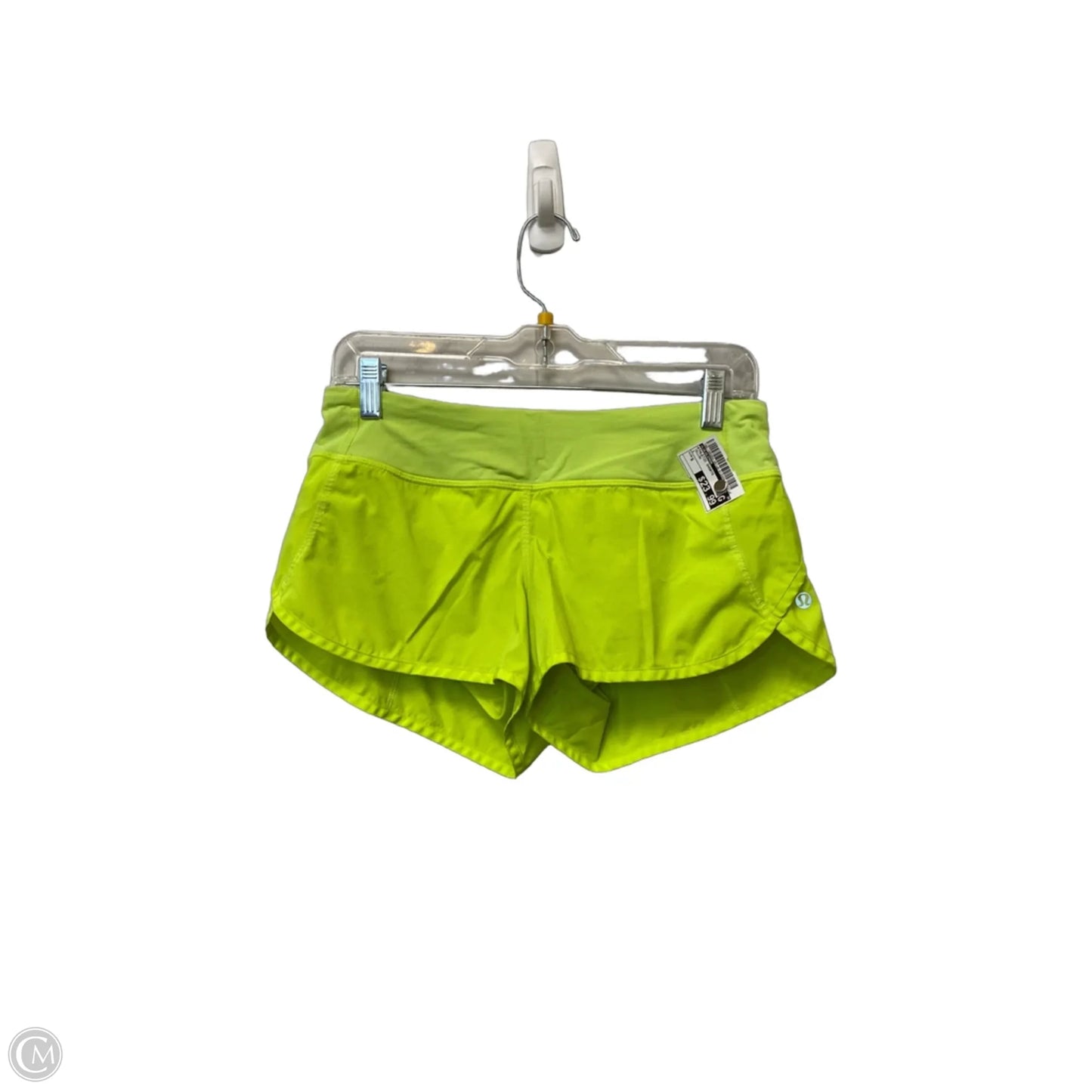 Athletic Shorts By Lululemon In Yellow, Size: S