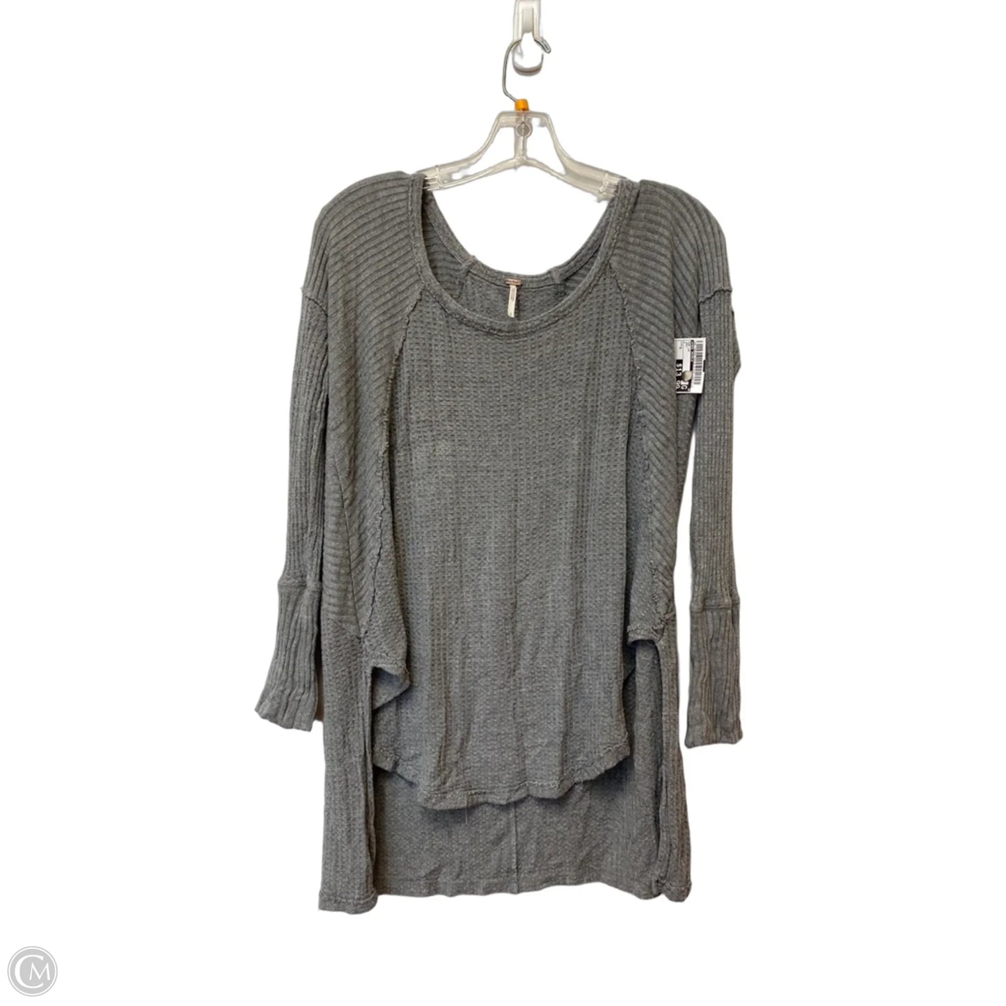 Top Long Sleeve By Free People In Grey, Size: S