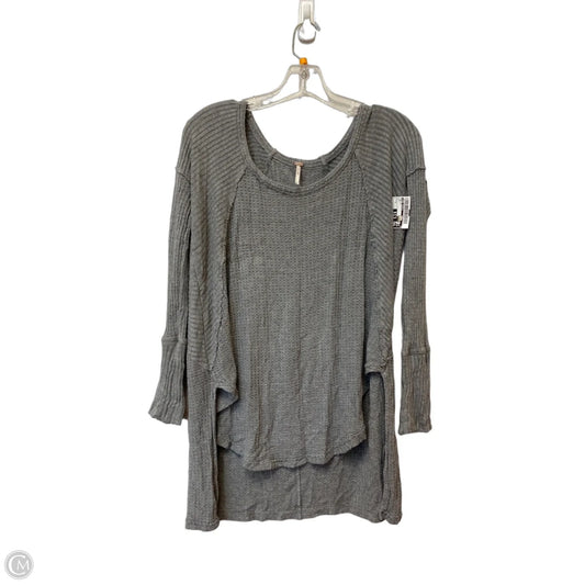Top Long Sleeve By Free People In Grey, Size: S